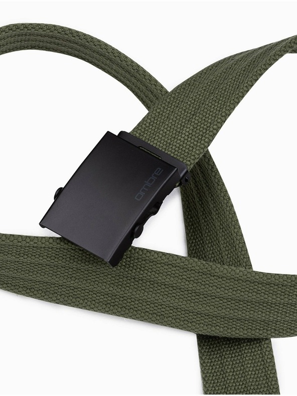 Ombre Clothing Zöld férfi öv Ombre ruházat