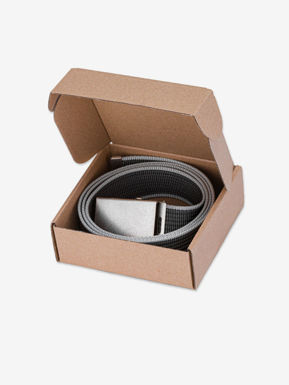 Ombre Clothing Férfi szövet öv - grafit A364