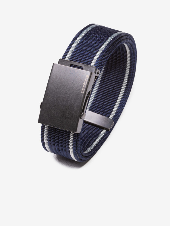 Ombre Clothing Sötétkék férfi Ombre Clothing szövet öv A028