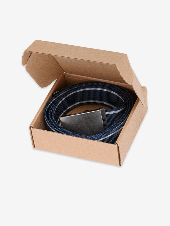 Ombre Clothing Sötétkék férfi Ombre Clothing szövet öv A028