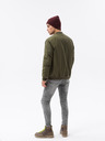 Ombre Clothing Khaki színű férfi Ombre Clothing átmeneti kabát C538