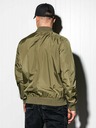 Ombre Clothing Khaki színű férfi könnyű kabát C439