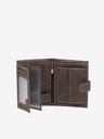Ombre Clothing Barna férfi bőr pénztárca Ombre Clothing A091