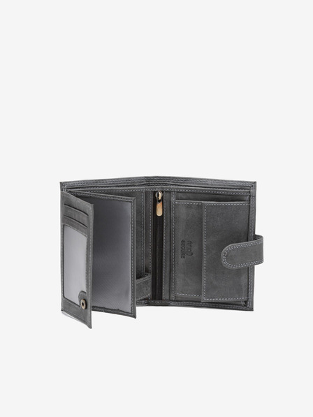 Ombre Clothing Férfi bőrtárca - fekete A091