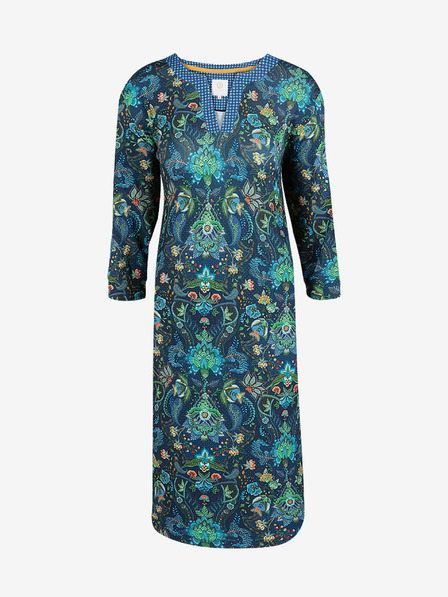 PiP studio Sötétkék női mintás hálóing ¾ ujjú PiP stúdió Kyoto Festival Blue