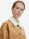 Tom Tailor Tom Tailor világosbarna női műszőrme dzseki