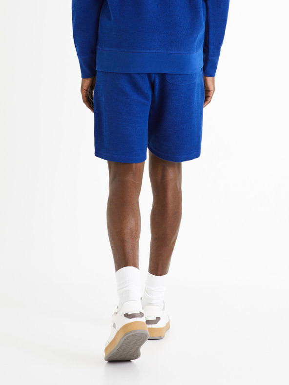 Celio Sötétkék férfi melegítőnadrág rövidnadrág Celio Doreverse