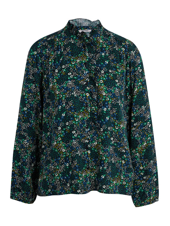 Orsay ORSAY sötétzöld női virágos blúz