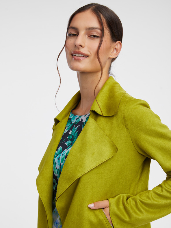 Orsay ORSAY világoszöld női könnyű dzseki szarvasbőrből