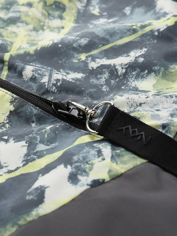 NAX Sárga és fekete férfi mintás kabát NAX ZALEW