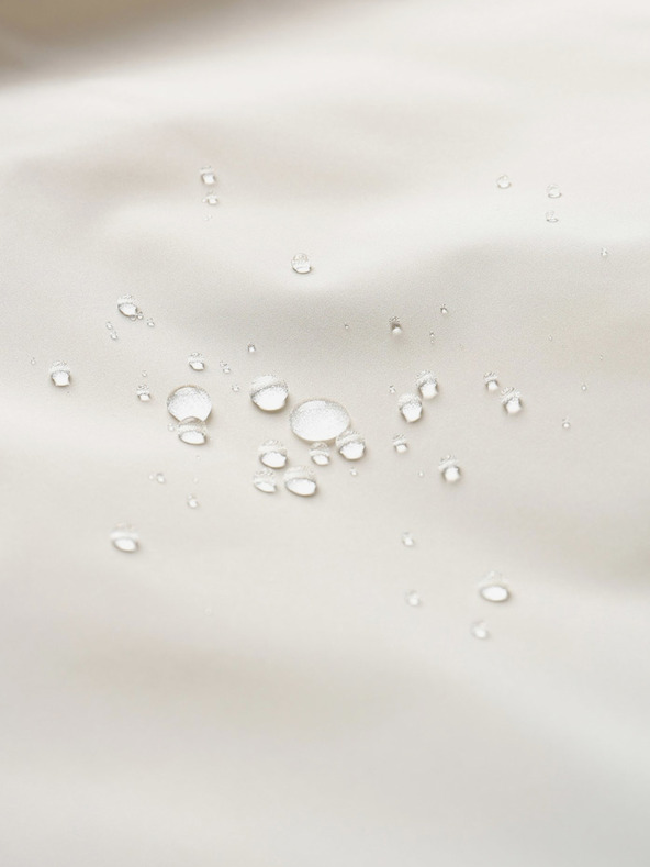 NAX Krémszínű és fekete férfi kabát NAX ZALEW