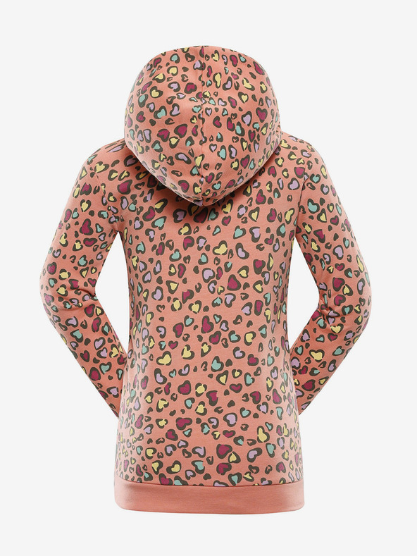 NAX Narancssárga női mintás pulóver NAX NALO