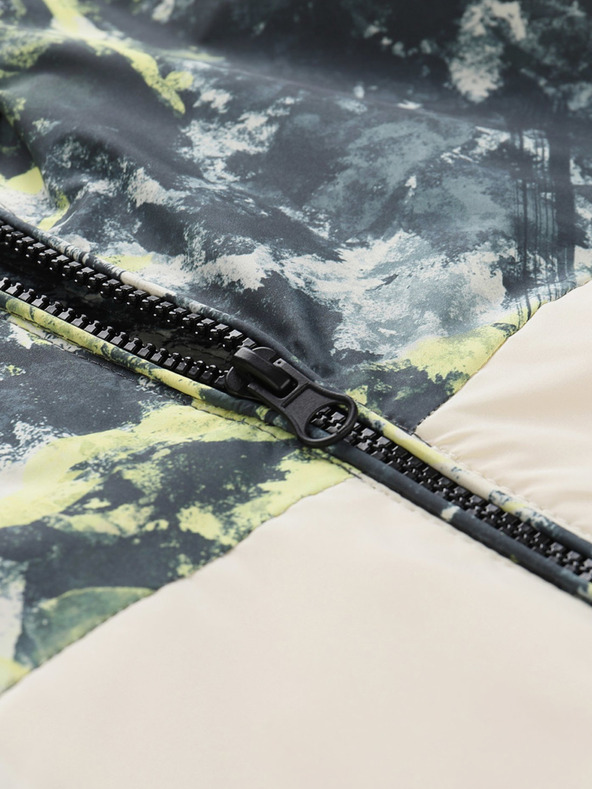 NAX NAX IMUFO Sárga és bézs színű, mintás gyerek dzseki