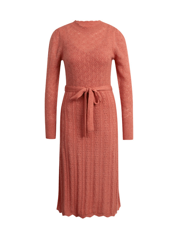 Orsay ORSAY tégla női pulóverruha gyapjúkeverékkel