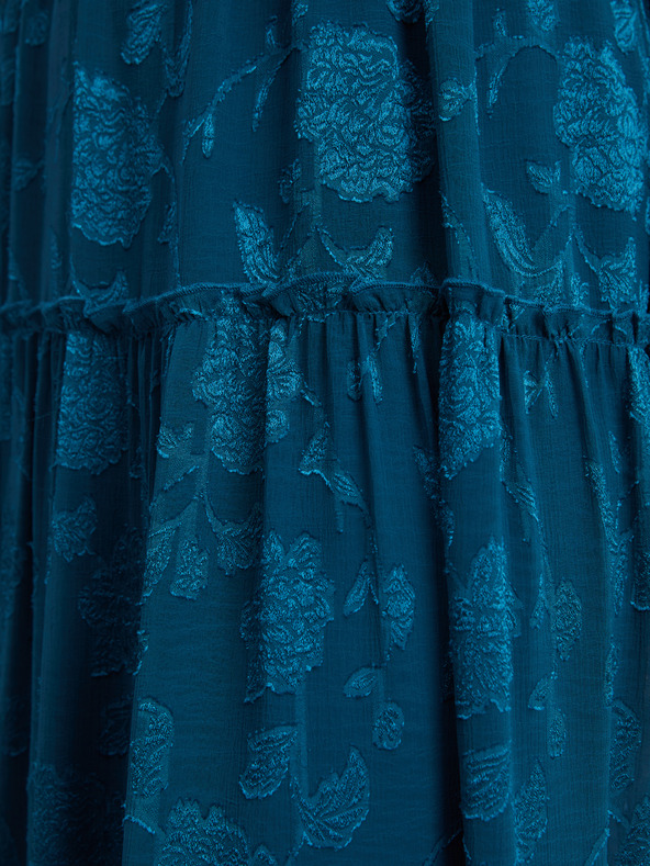 Orsay ORSAY kék női virágos midi ruha