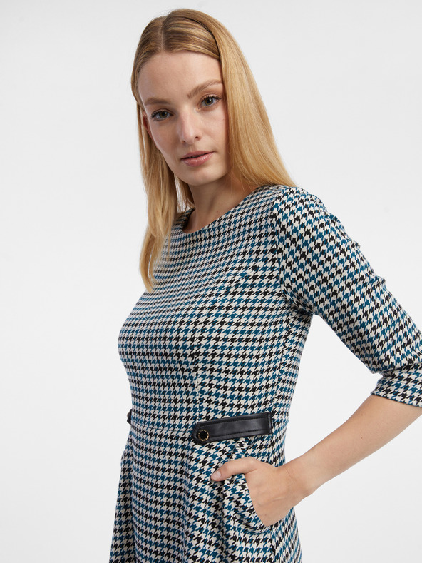 Orsay ORSAY kék női mintás ruha