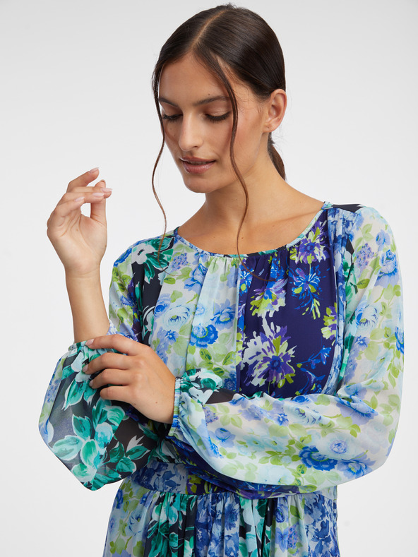 Orsay ORSAY kék női virágos ruha