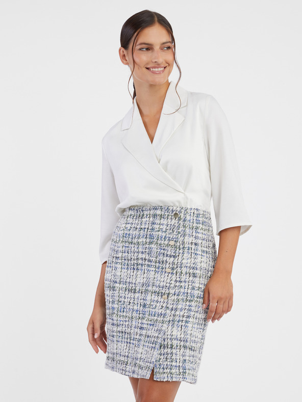 Orsay ORSAY kék-fehér női ruha