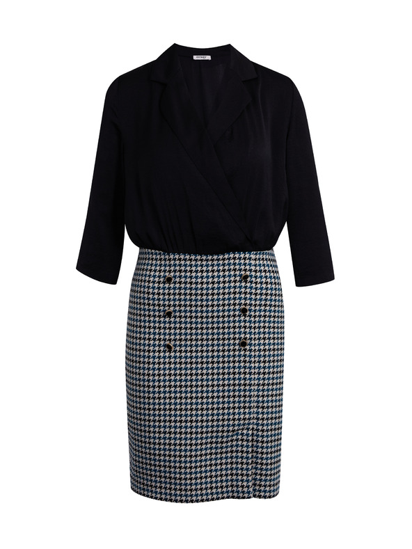 Orsay ORSAY fekete mintás női ruha