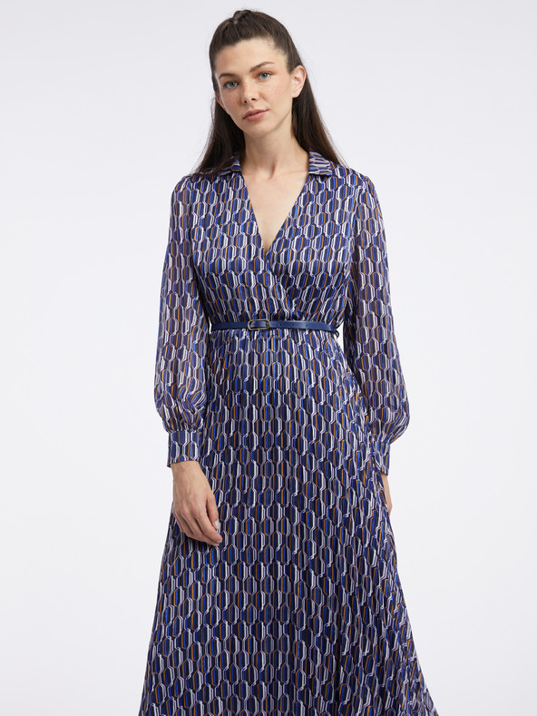Orsay ORSAY sötétkék mintás női ruha