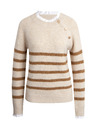 Orsay ORSAY bézs színű női csíkos pulóver