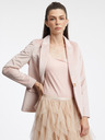 Orsay ORSAY világos rózsaszín női bársony kabát