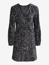 Pieces Szürke női flitteres ruha Pieces Kam Kam