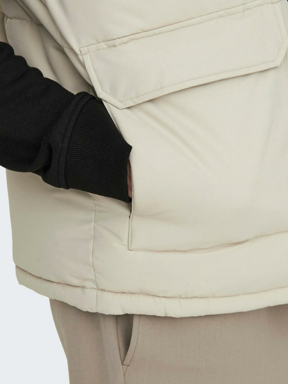 ONLY & SONS Világosszürke férfi ONLY & SONS Carl steppelt kabát