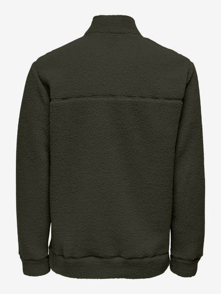 ONLY & SONS Sötétzöld férfi ONLY & SONS Remy melegítőfelső