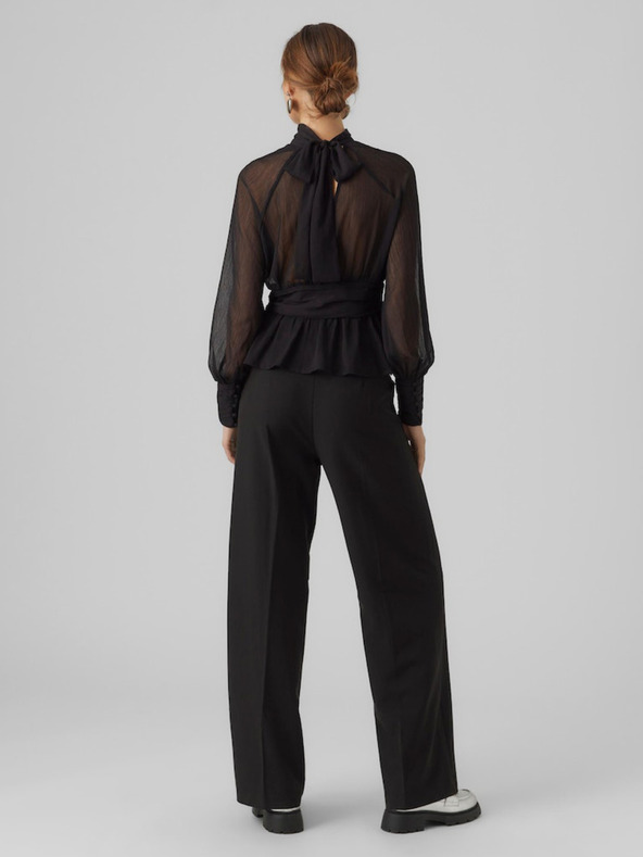 AWARE by VERO MODA Fekete női blúz AWARE by VERO MODA Gaila Gisela