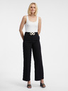 Orsay ORSAY fekete női széles szárú nadrág