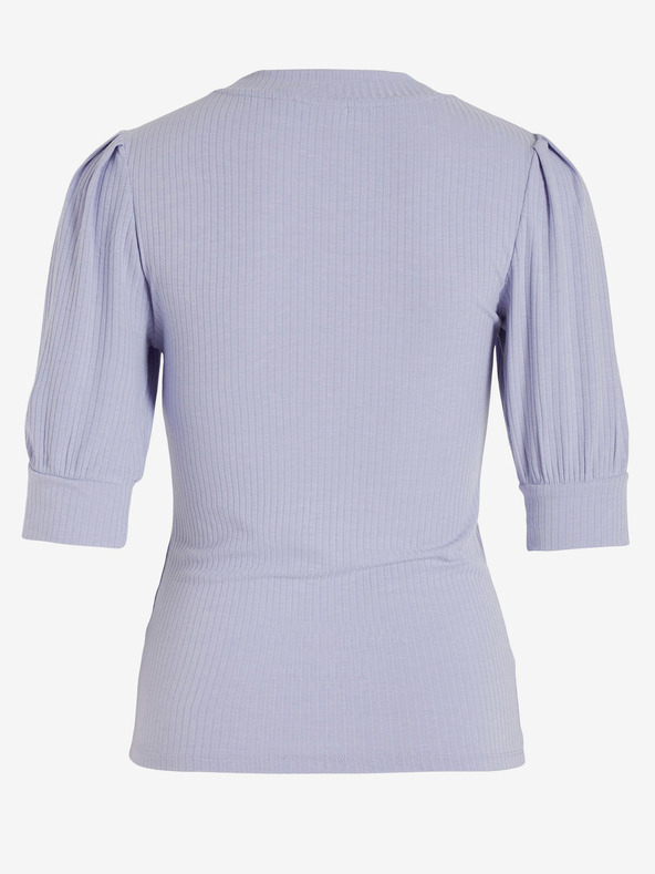 Vila Világos lila női bordázott póló VILA Felia