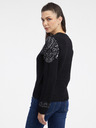 Orsay ORSAY fekete női mintás pulóver