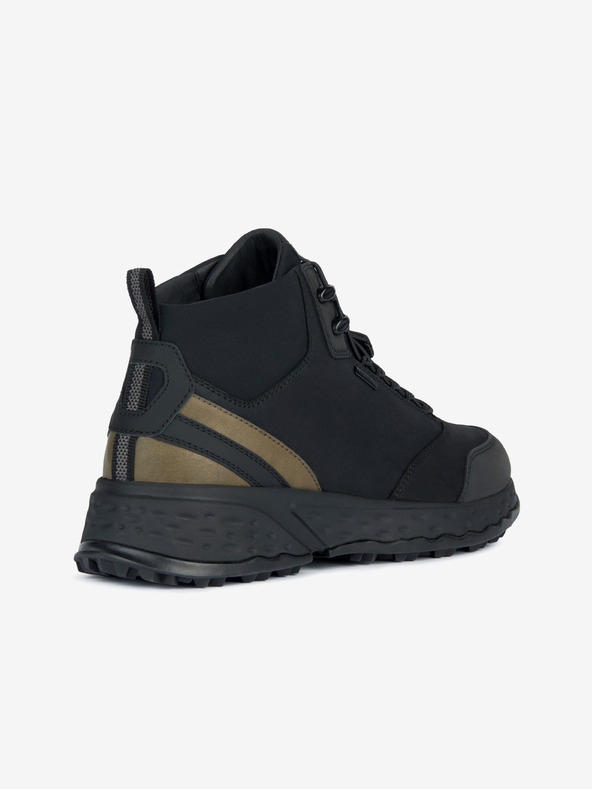 Geox Fekete férfi bokacipő bőr részleteivel Geox Sterrato