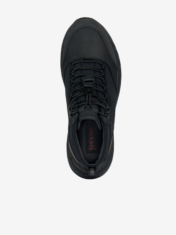 Geox Fekete férfi bokacipő bőr részleteivel Geox Sterrato