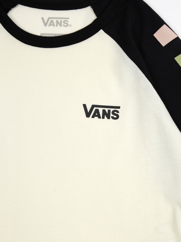 Vans Fehér és fekete hosszú ujjú női póló VANS