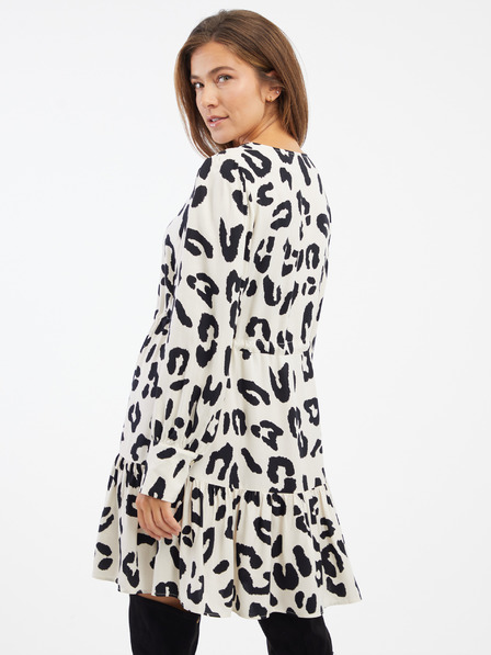 AWARE by VERO MODA Fekete-fehér női mintás ruha AWARE by VERO MODA Harlem