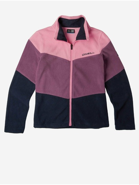 O'Neill Lila és rózsaszínű O'Neill Coral Fleece melegítőfelső lányoknak.