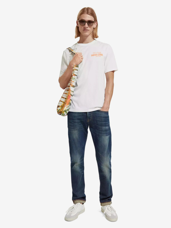 Scotch & Soda Fehér férfi Scotch & Soda póló