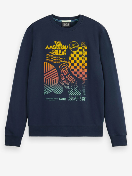 Scotch & Soda Kék férfi Scotch & Soda pulóver
