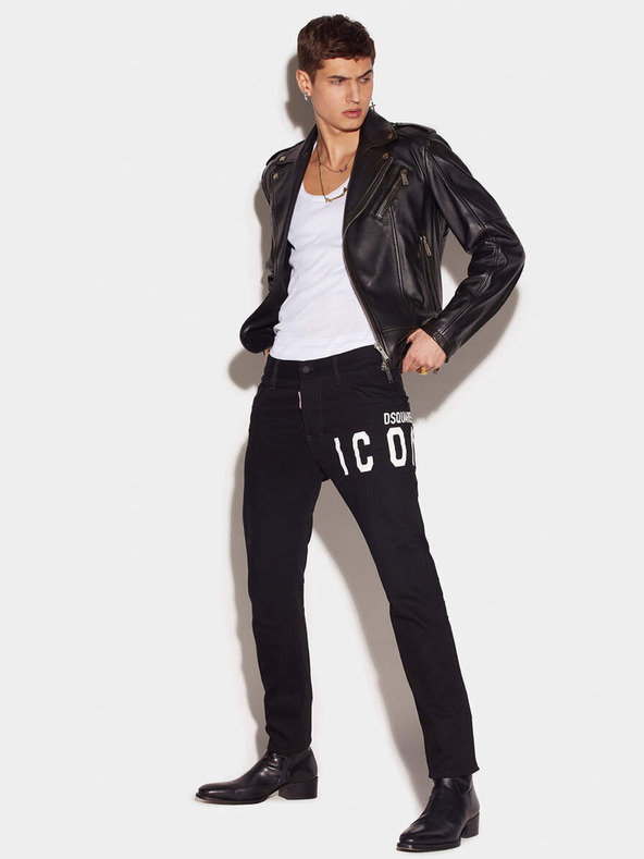 DSQUARED2 Fekete férfi nadrág DSQUARED2