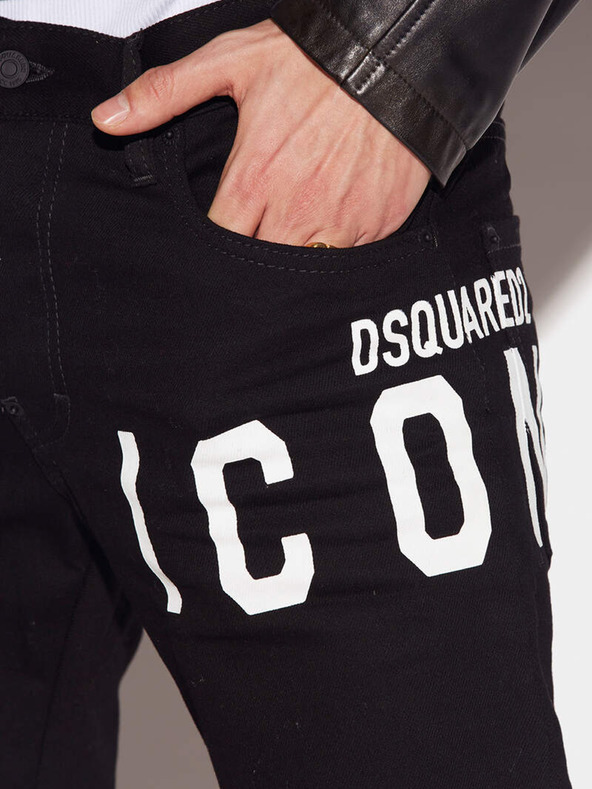 DSQUARED2 Fekete férfi nadrág DSQUARED2