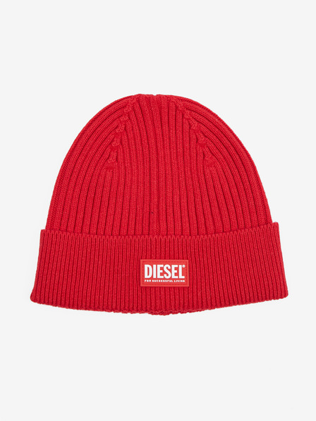 Diesel Piros uniszex gyapjú sapka Diesel