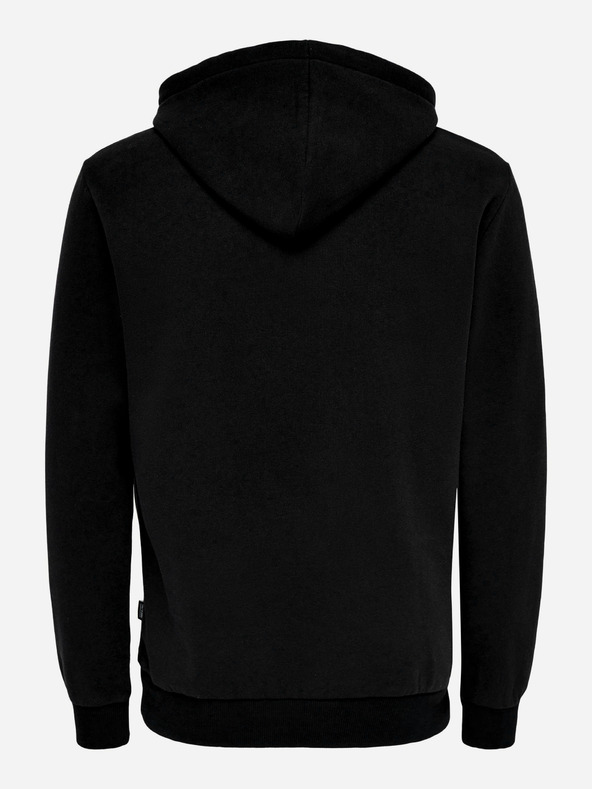 ONLY & SONS Sötétkék férfi basic kapucnis pulóver ONLY & SONS Ceres