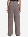 Scotch & Soda Bézs női gyapjúkeverékből készült mintás nadrág Scotch & Soda