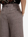 Scotch & Soda Bézs női gyapjúkeverékből készült mintás nadrág Scotch & Soda
