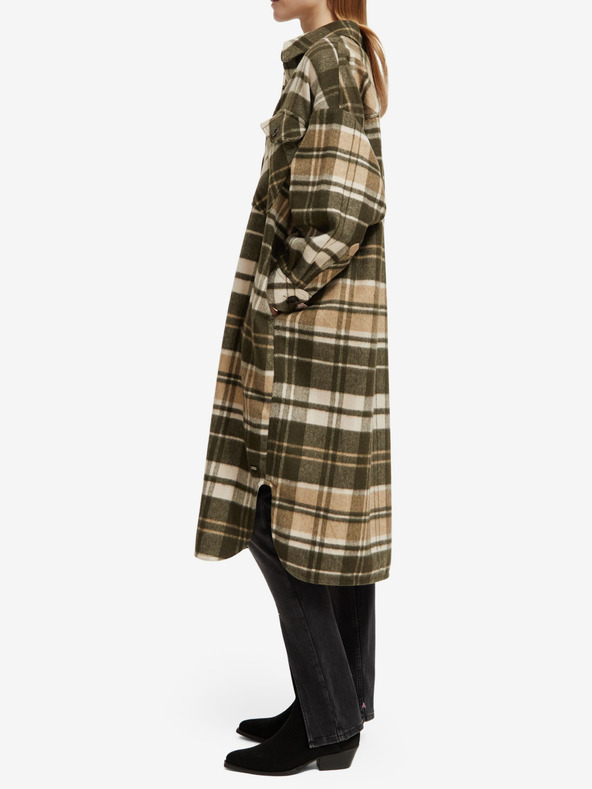 Scotch & Soda Barna női könnyű női ingkabát gyapjú keverékkel Scotch & Soda