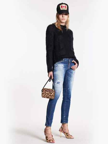 DSQUARED2 Kék női karcsúsított farmer DSQUARED2