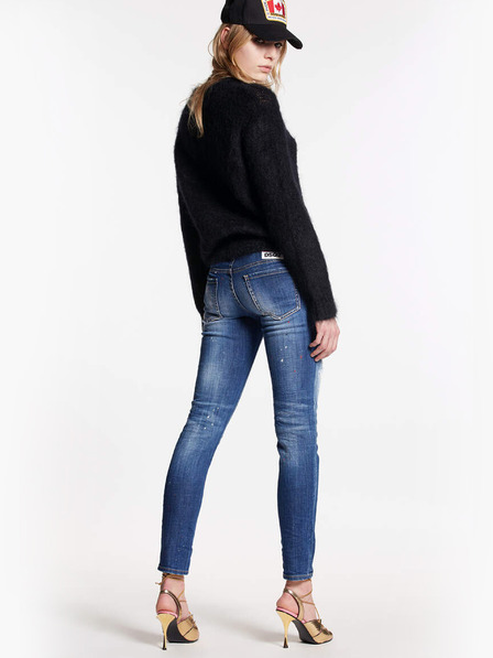 DSQUARED2 Kék női karcsúsított farmer DSQUARED2