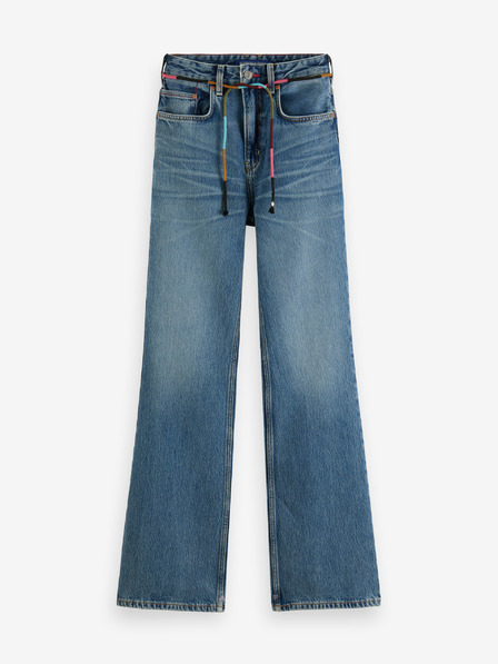 Scotch & Soda Kék női széles szárú farmer Scotch & Soda